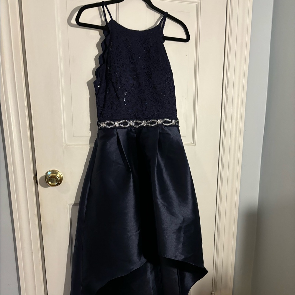 Beautiful prom dress navy blue new with tags
